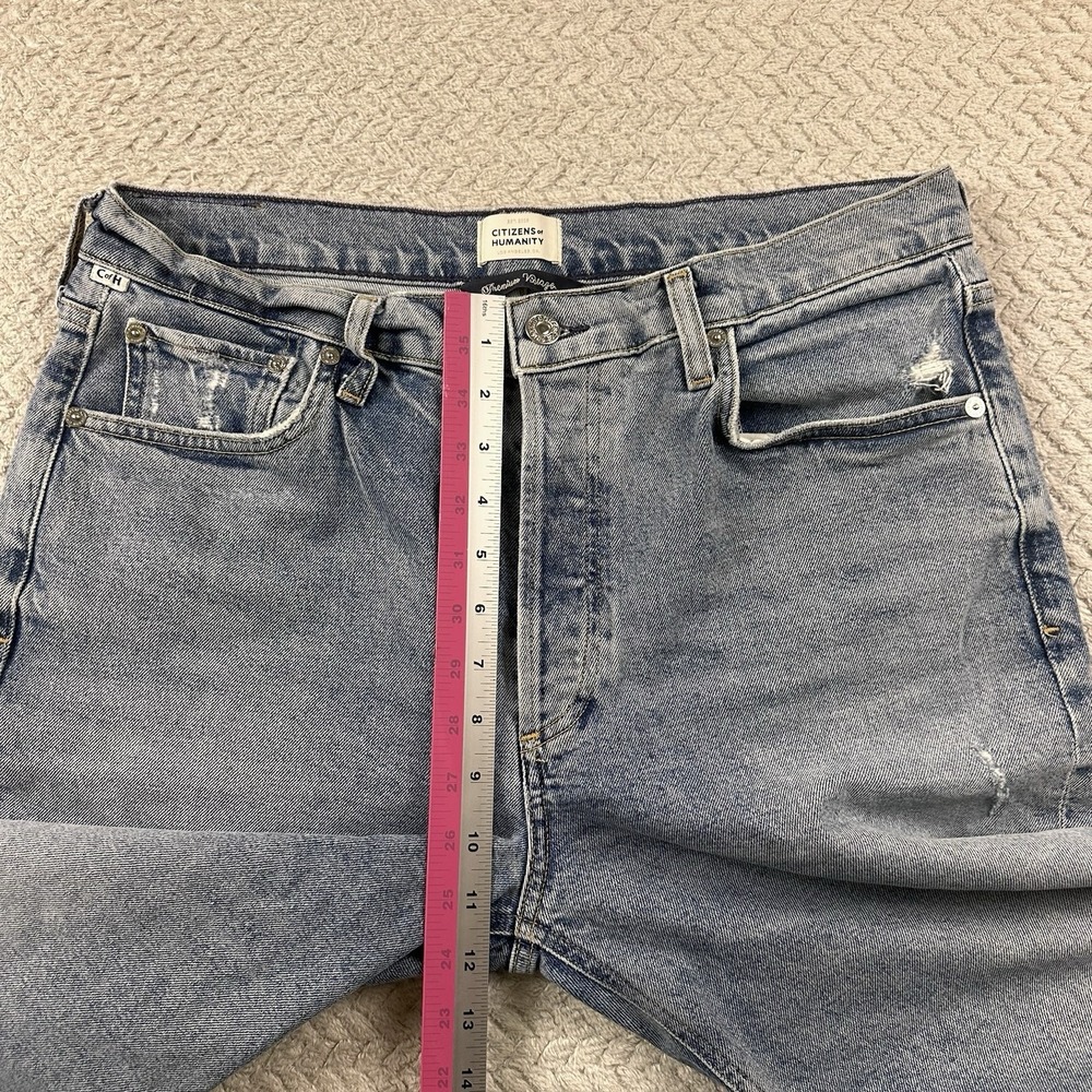 Citizens of Humanity Florence Jeans‎ Women's 31 BOHO Distressed button fly - Picture 9 of 16